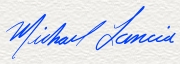 Handwritten signature graphic